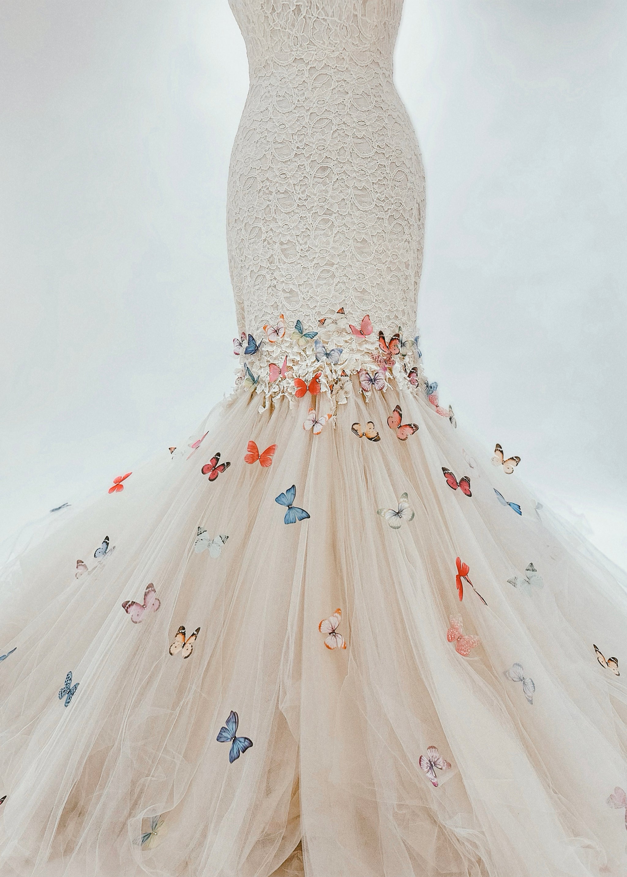 Lauren Elaine | Bridal Rainbow Butterfly Detailing Rainbow Butterfly Detailing / Rainbow Butterflies / Add to Wedding Dress w/o Train Lauren Elaine | Bridal Rainbow Butterfly Detailing Rainbow Butterfly Detailing / Rainbow Butterflies / Add to Wedding Dress w/o Train