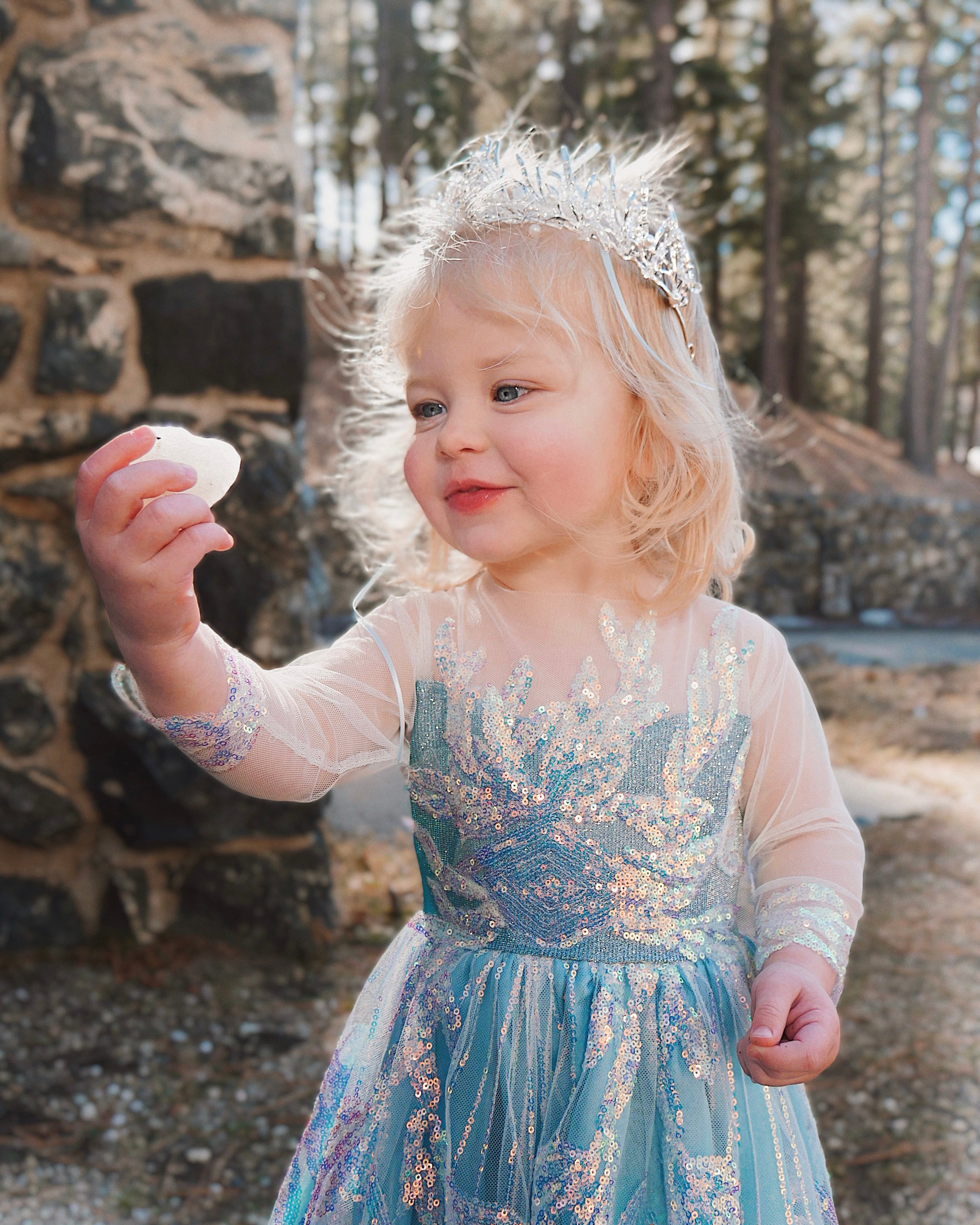 Faire Everlaine wears the Lauren Elaine Elsa Snow Queen Princess Dress