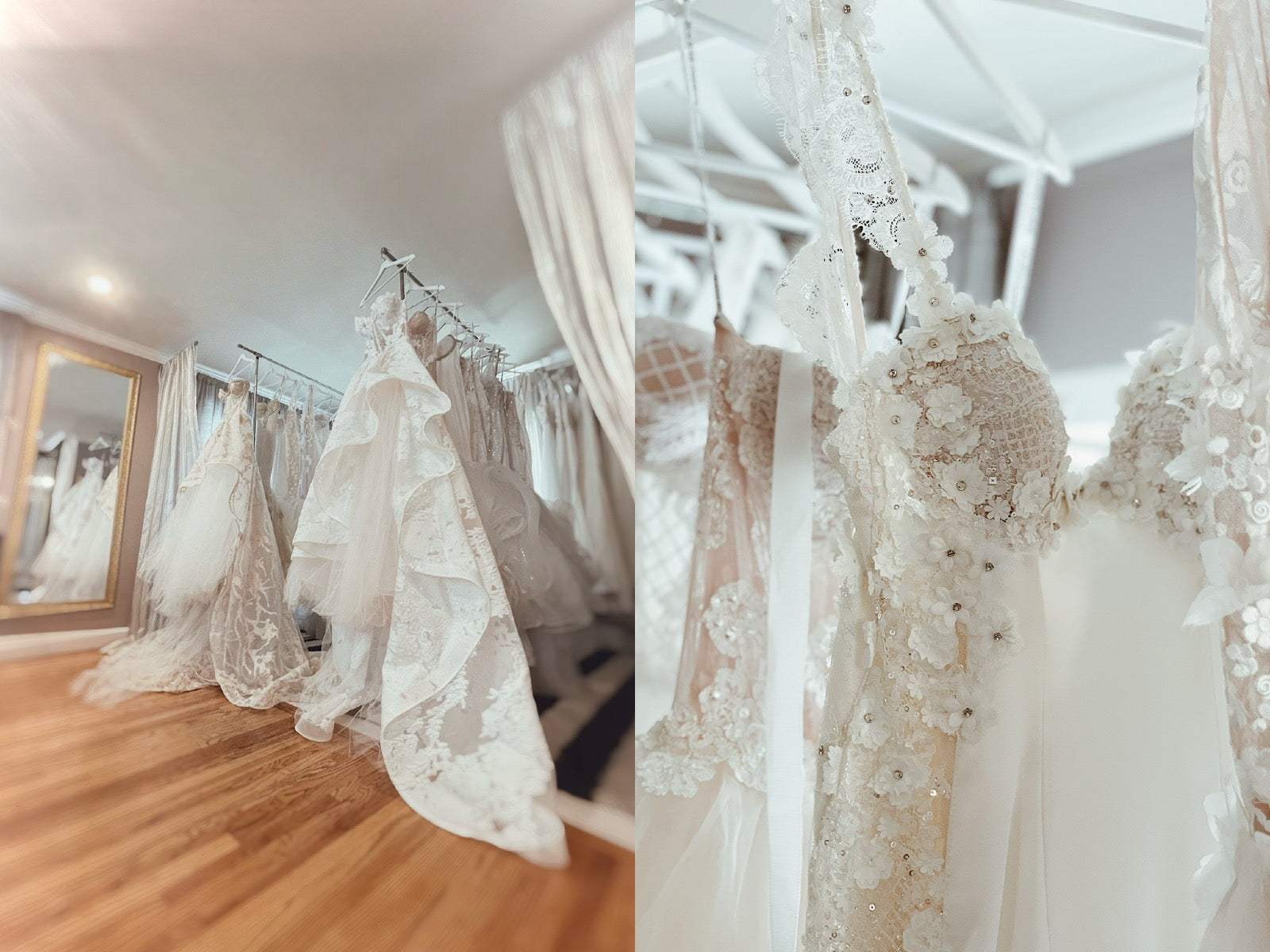 Inside the Lauren Elaine Los Angeles Bridal Salon in Burbank, California