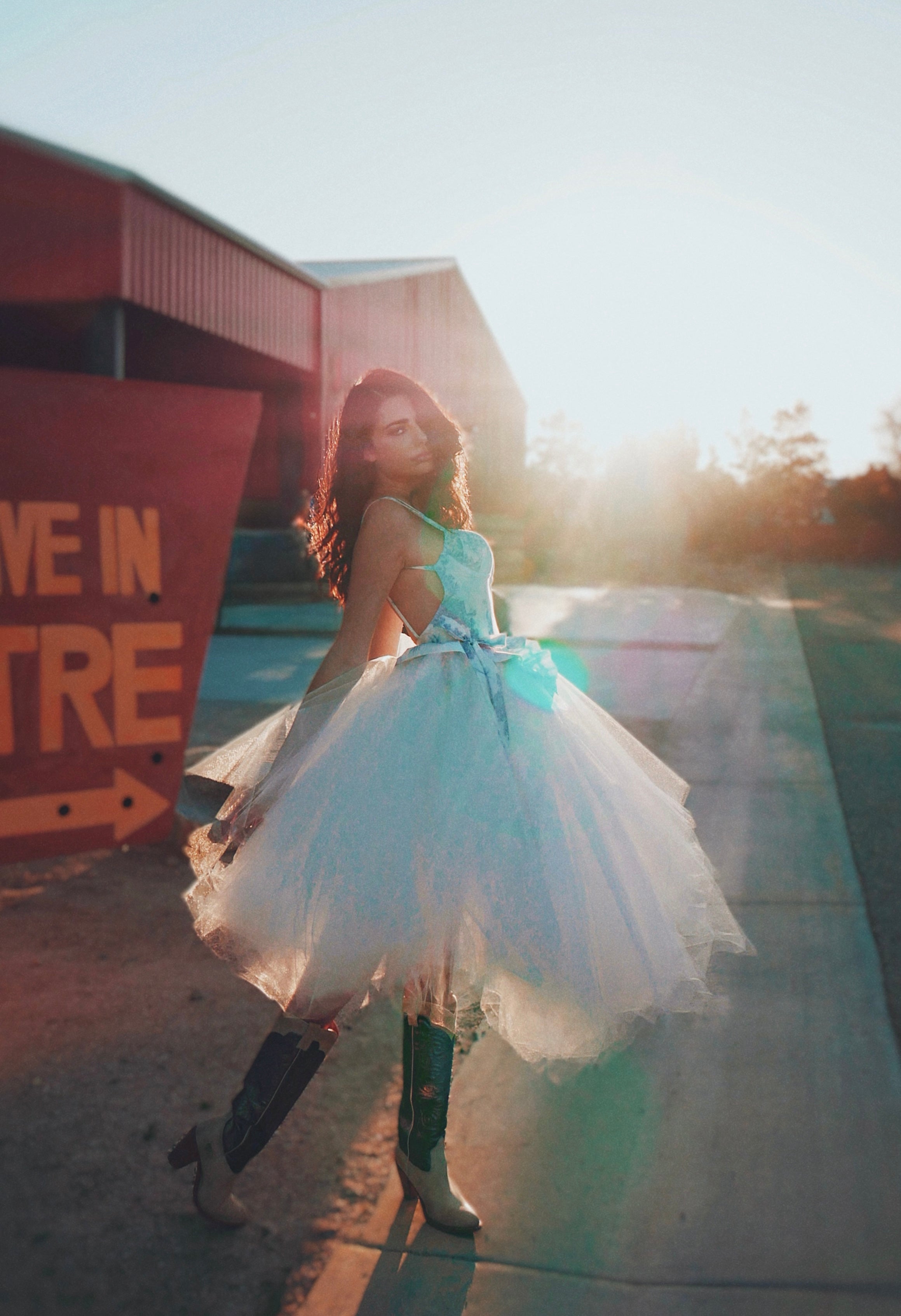 Lauren Elaine Provencia Convertible Mini Reception Dress