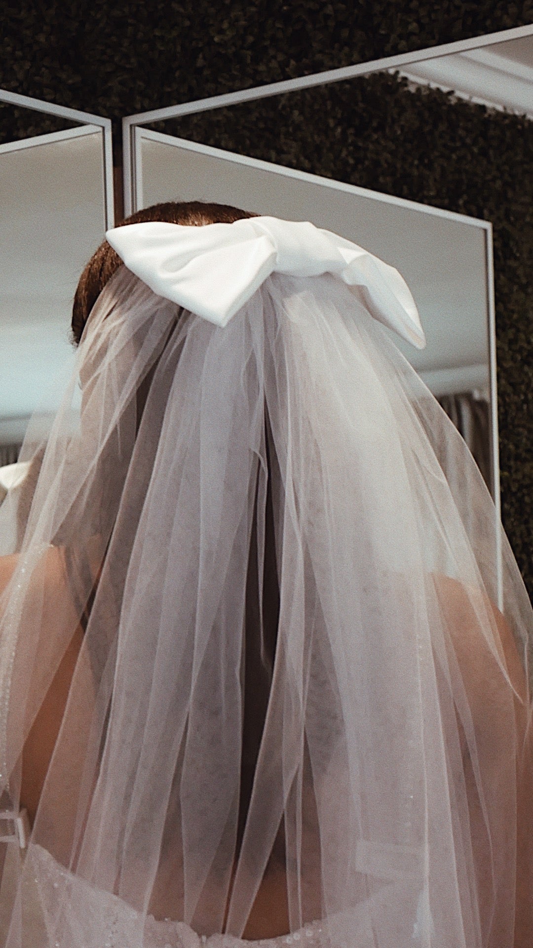 Satin Bow Veil