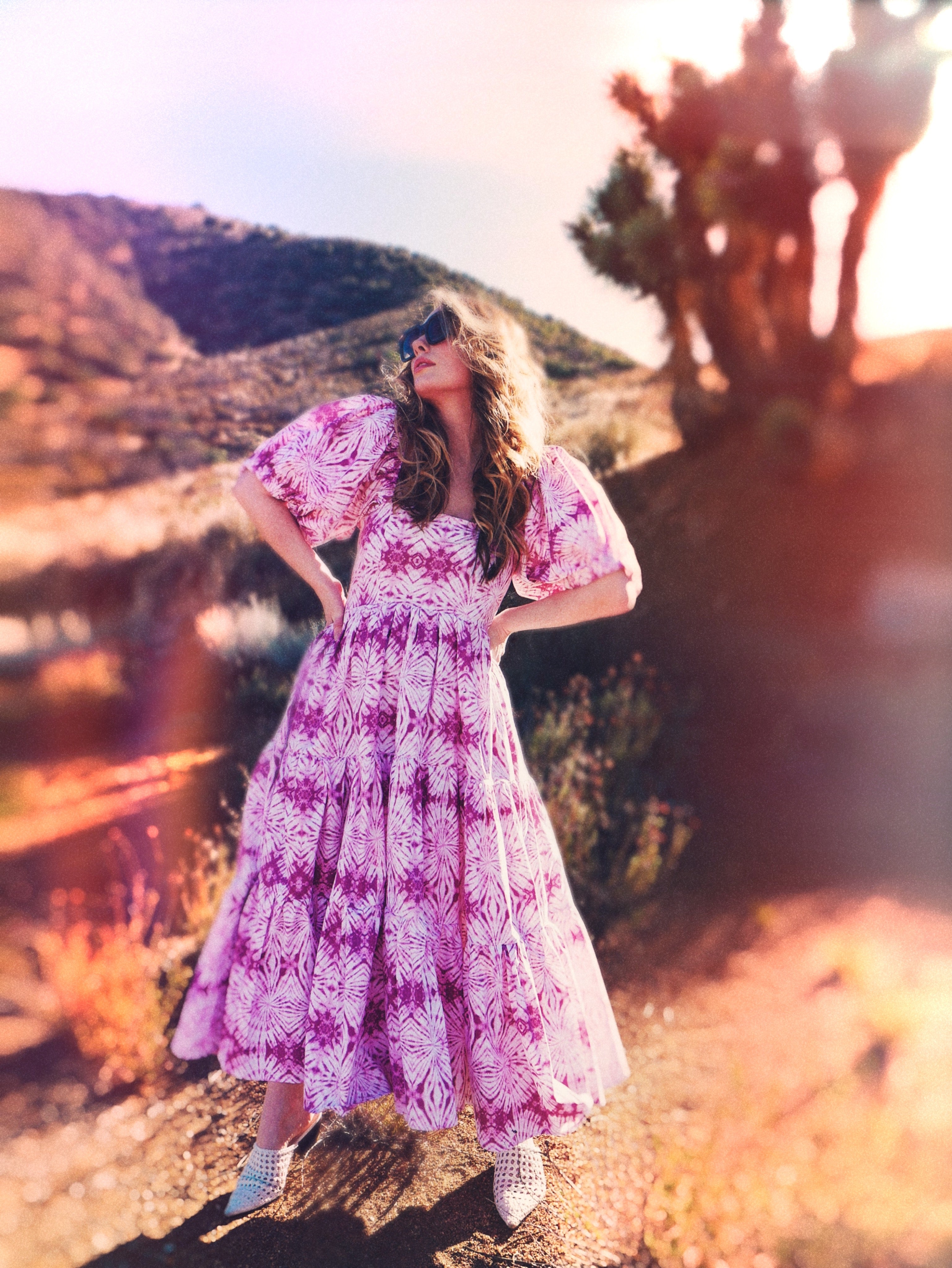 DAZED BUT NOT CONFUSED Ruffle Puff Dress