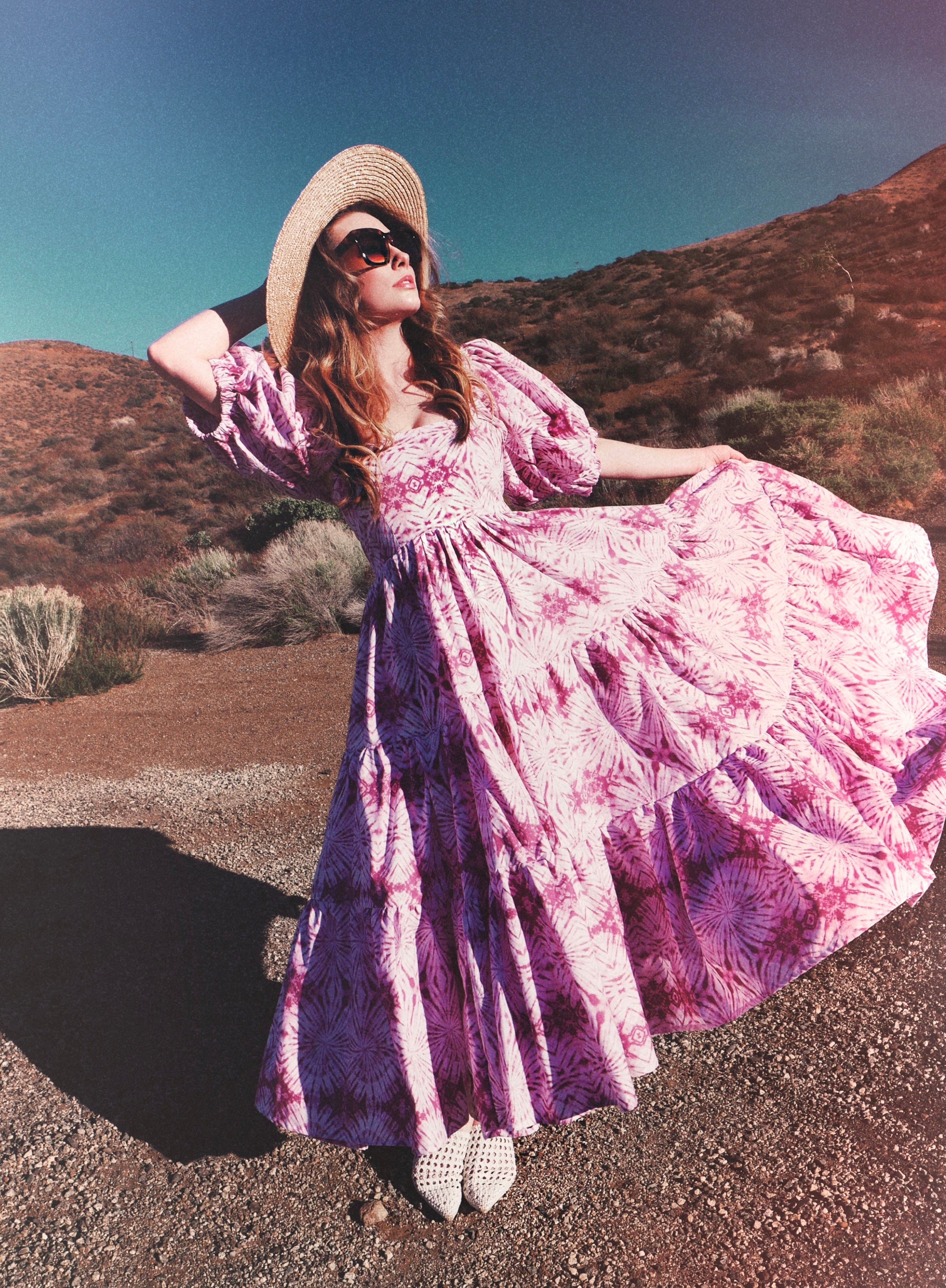 DAZED BUT NOT CONFUSED Ruffle Puff Dress