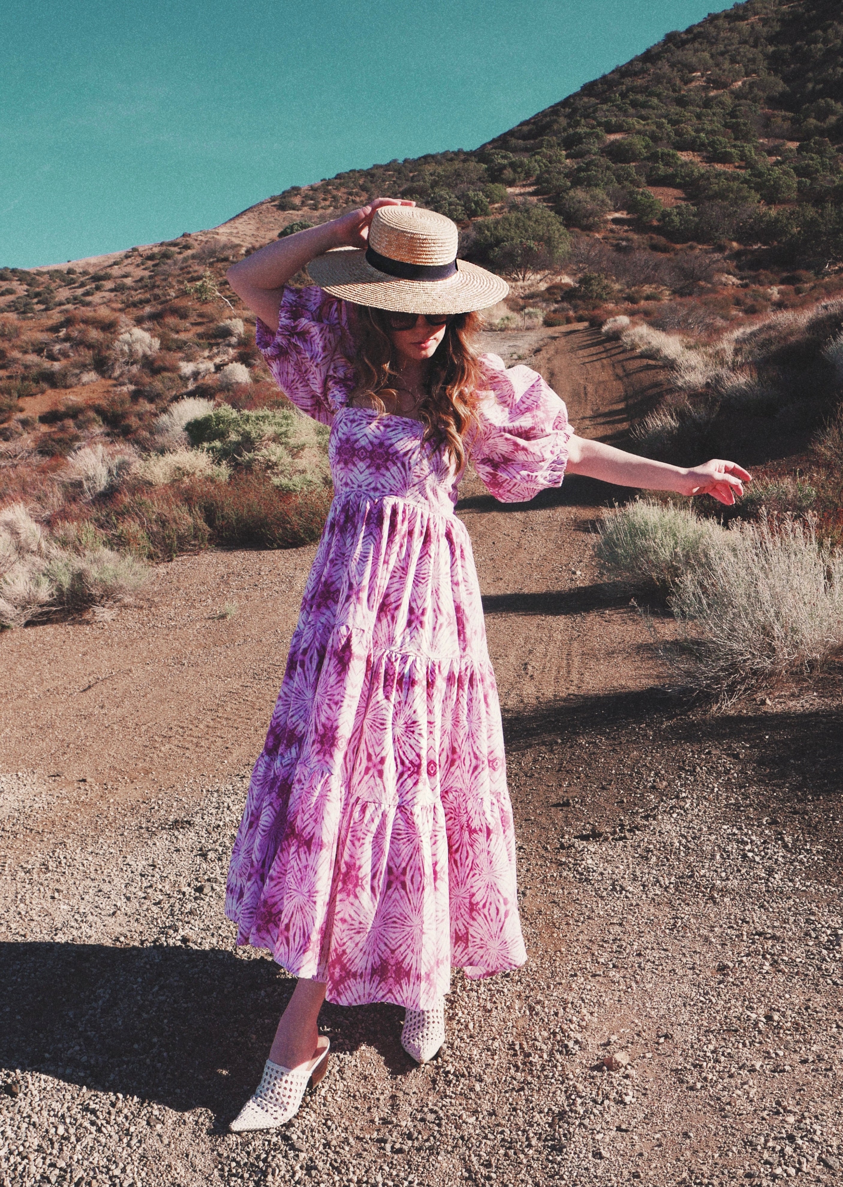 DAZED BUT NOT CONFUSED Ruffle Puff Dress