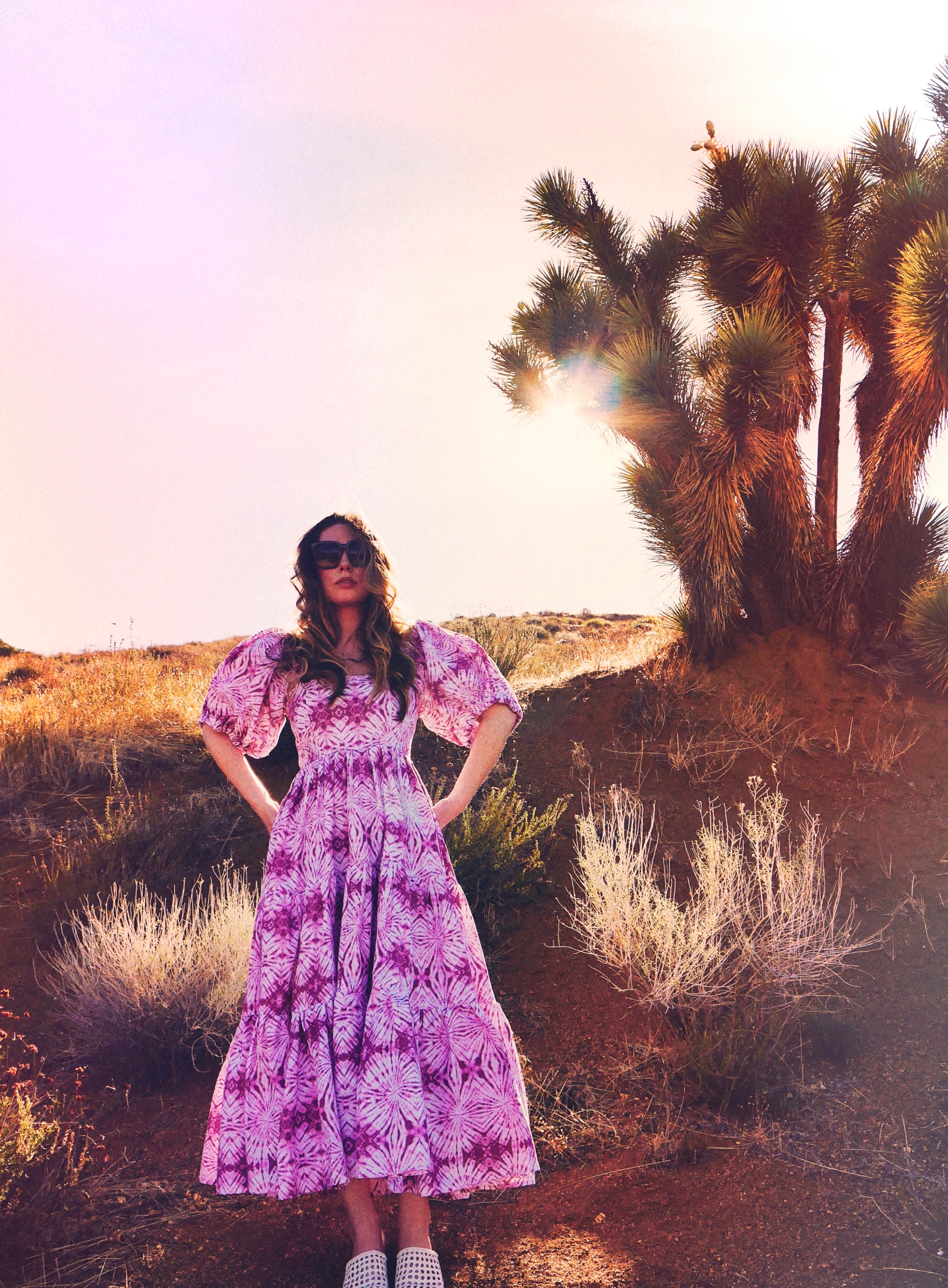 DAZED BUT NOT CONFUSED Ruffle Puff Dress