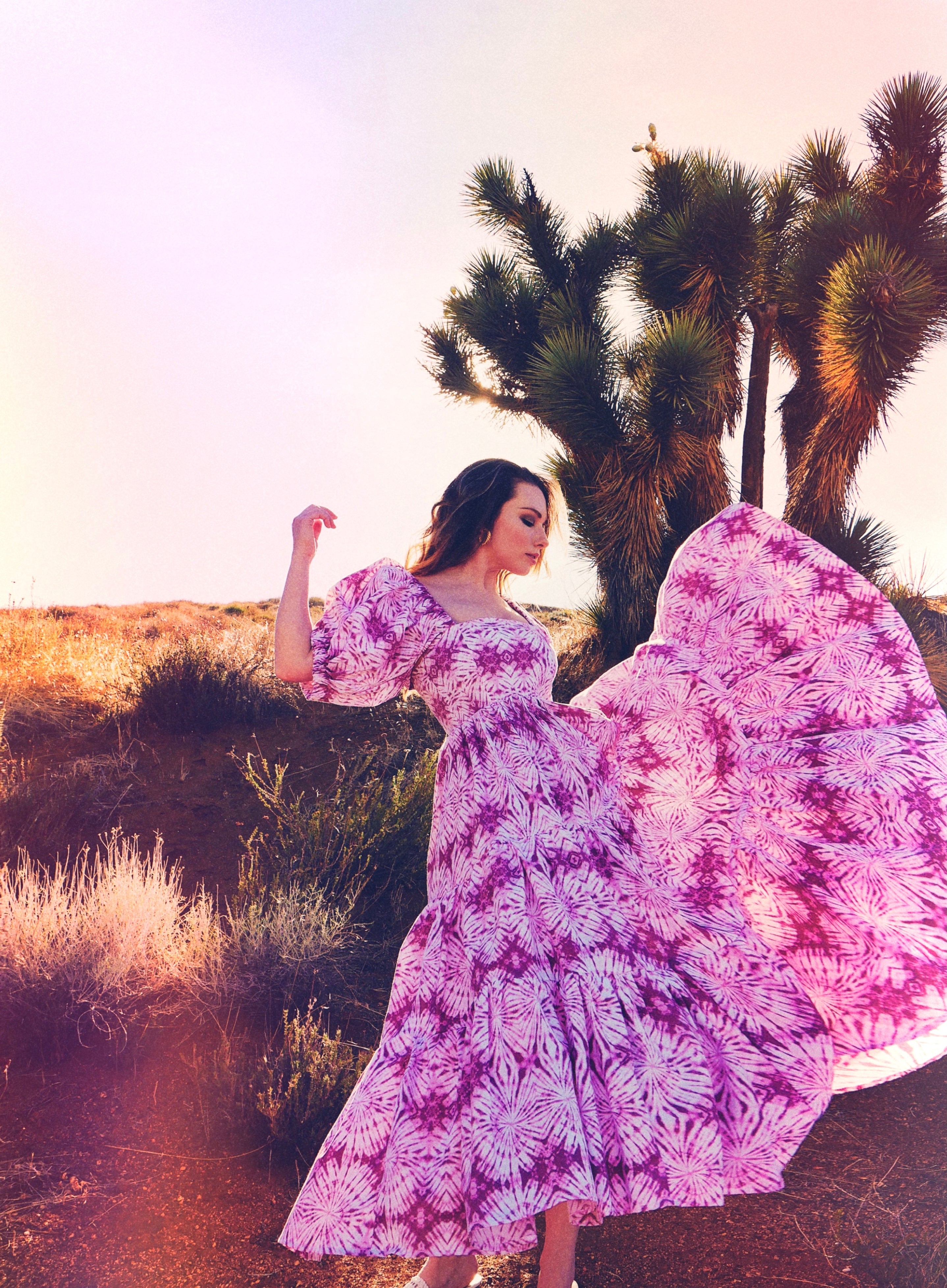 DAZED BUT NOT CONFUSED Ruffle Puff Dress