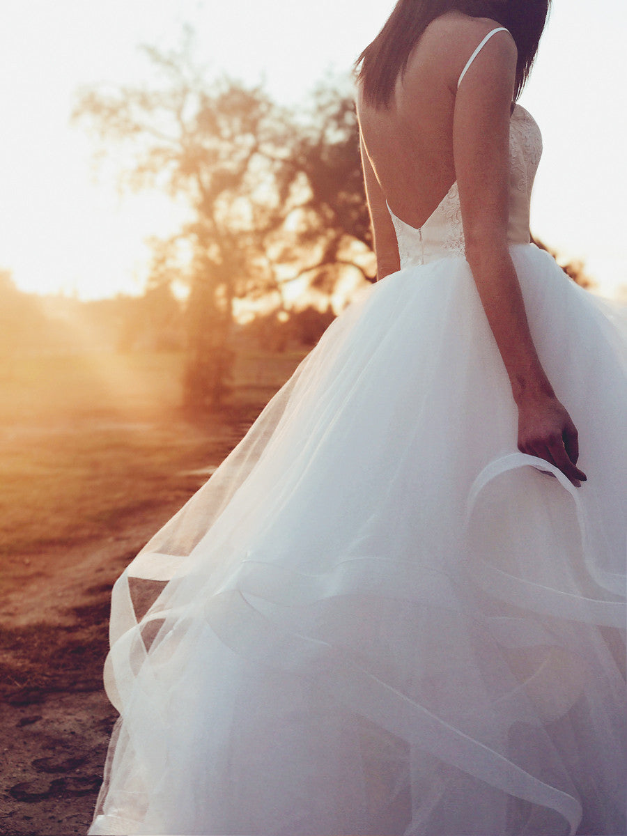 Giselle by Lauren Elaine Bridal ballerina vintage inspired wedding dress