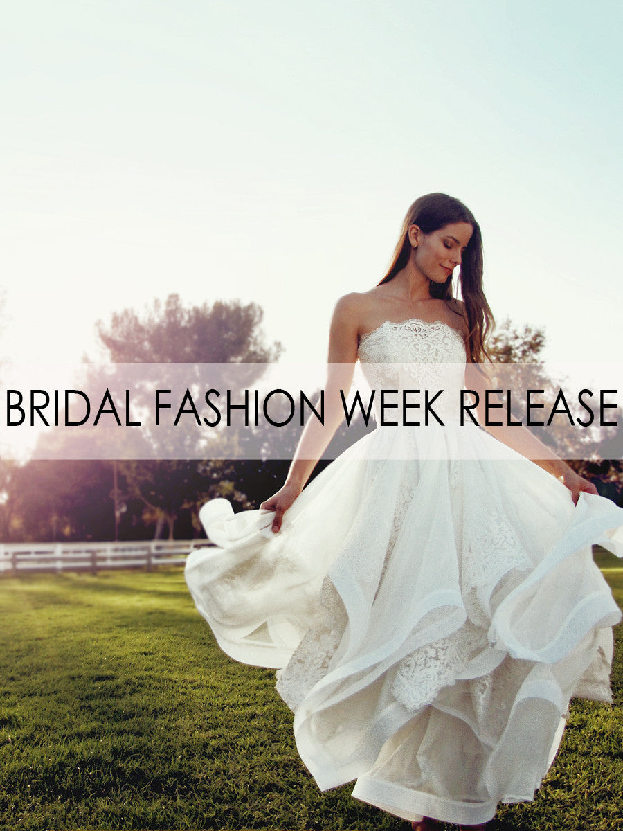"Haven" wedding gown by Lauren Elaine Bridal for Bridal Fashion Week Spring/Summer 2017
