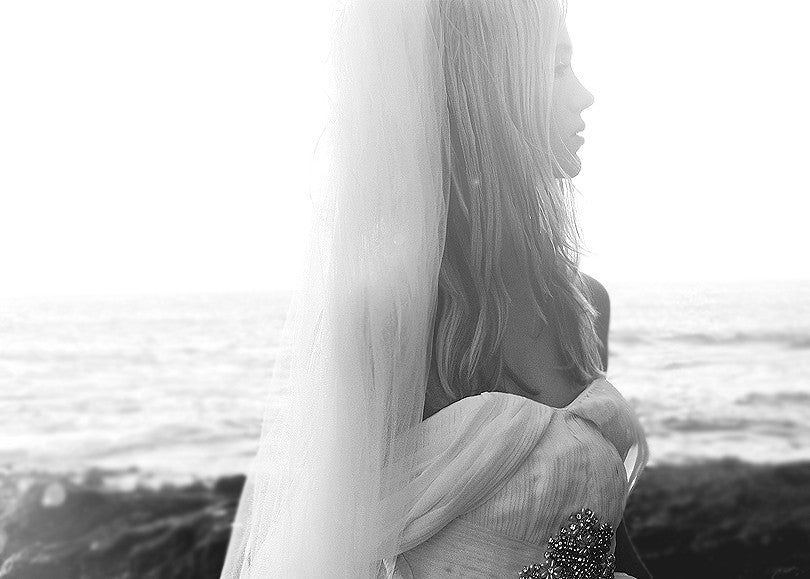 A-line Gown, Off-The-Shoulder, Ruched, Chiffon, Sweetheart, Swarovski Crystal