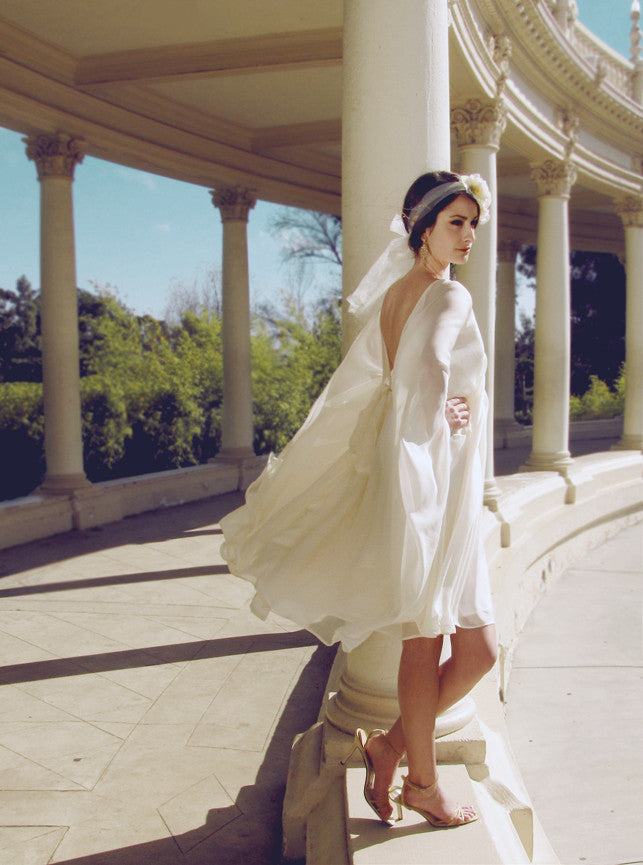 Astra Capelet dress from Lauren Elaine Bridal