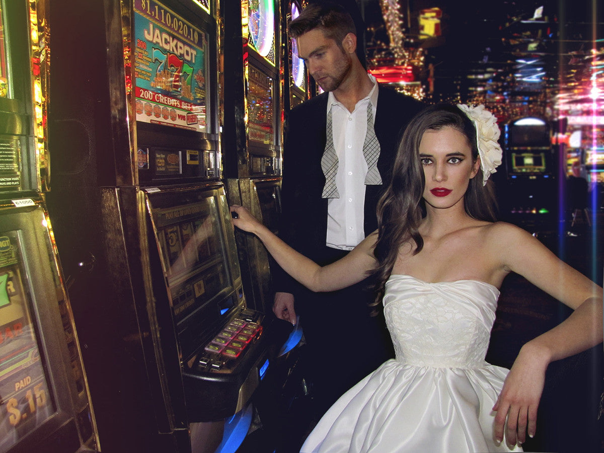 Las Vegas wedding editorial. Reception Collection by Lauren Elaine Bridal.