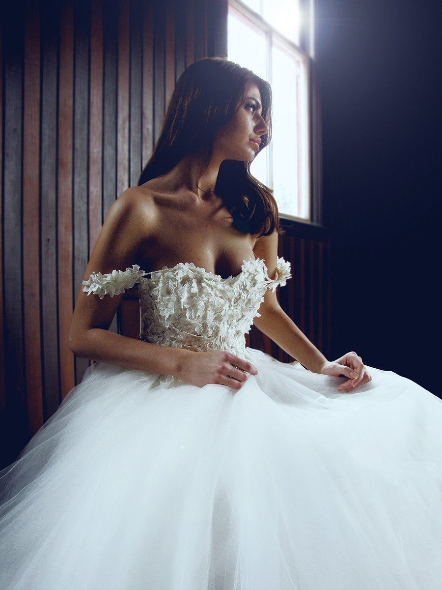 Lauren Elaine Bridal Monarch Gown, Made in the USA, Couture Bridal