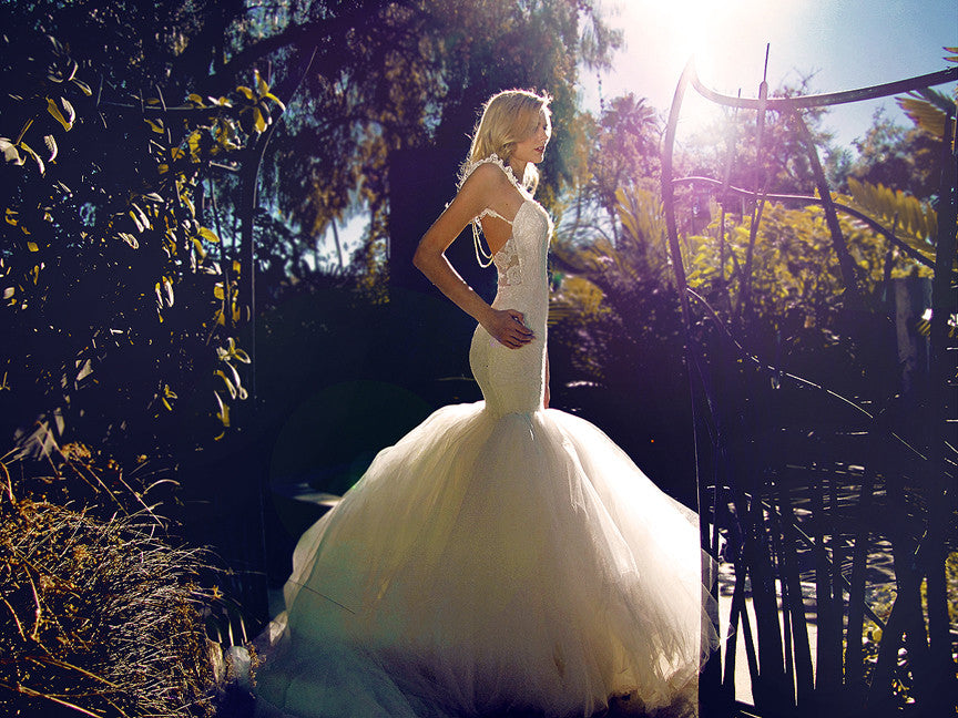 Fairytale princess mermaid wedding gowns by Lauren Elaine Bridal.
