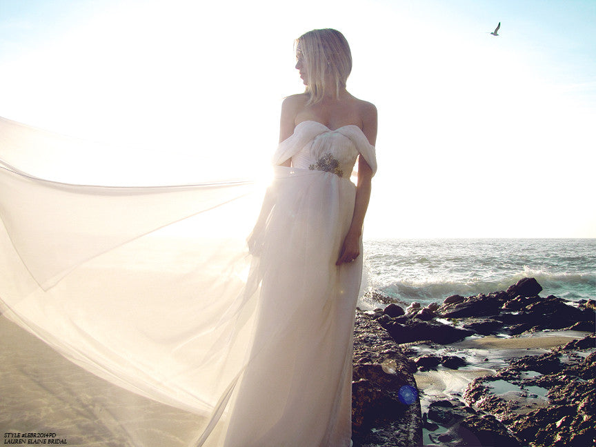 Pandora Gown by Lauren Elaine Bridal, Made in the USA