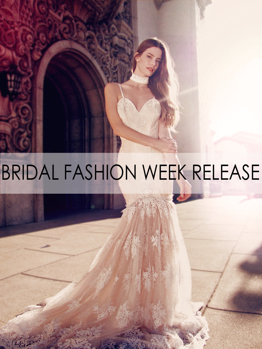 "Vaile" wedding gown by Lauren Elaine Bridal for Bridal Fashion Week Spring/Summer 2017