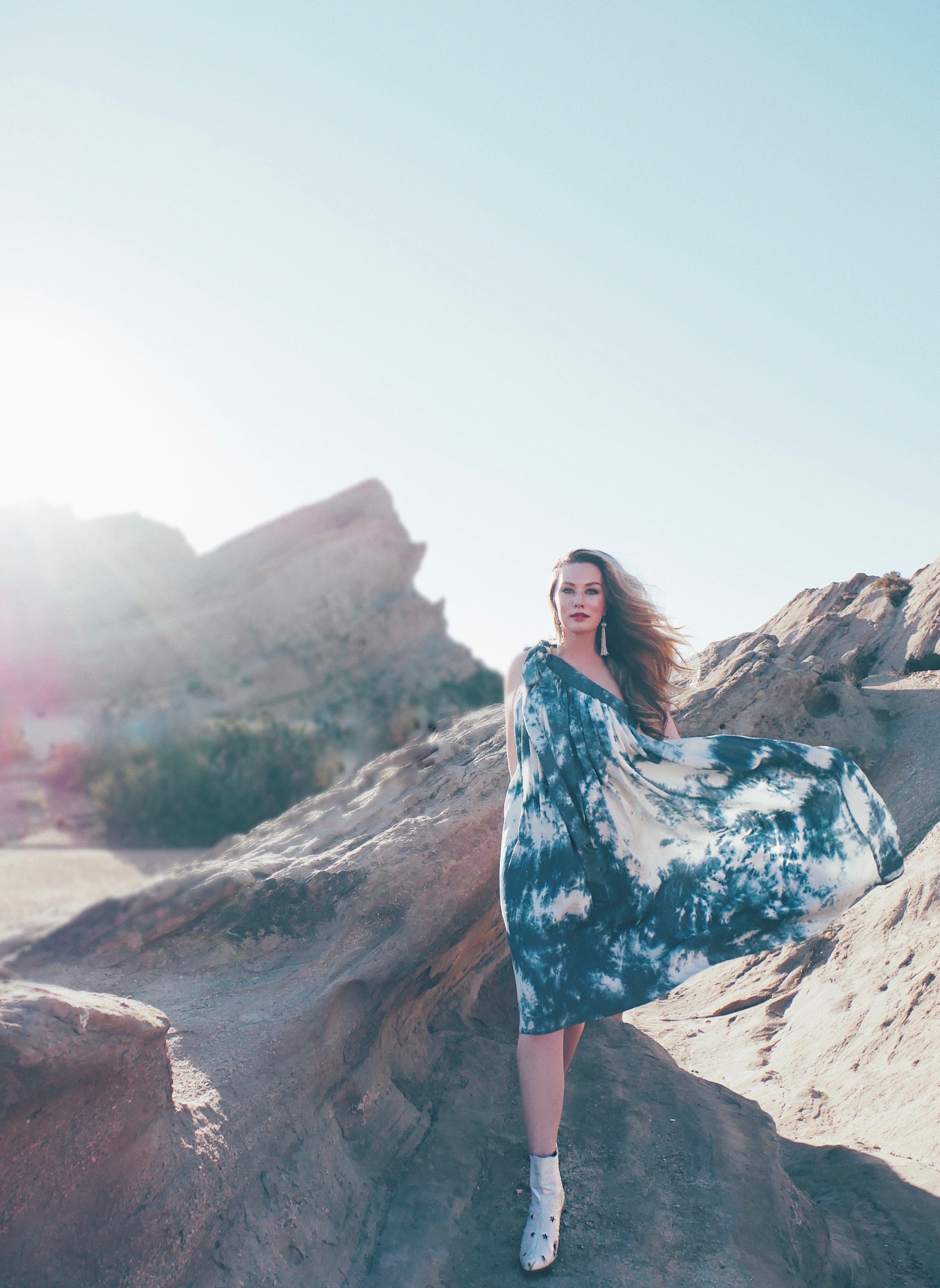 BLUE SKIES AHEAD TOGA MIDI