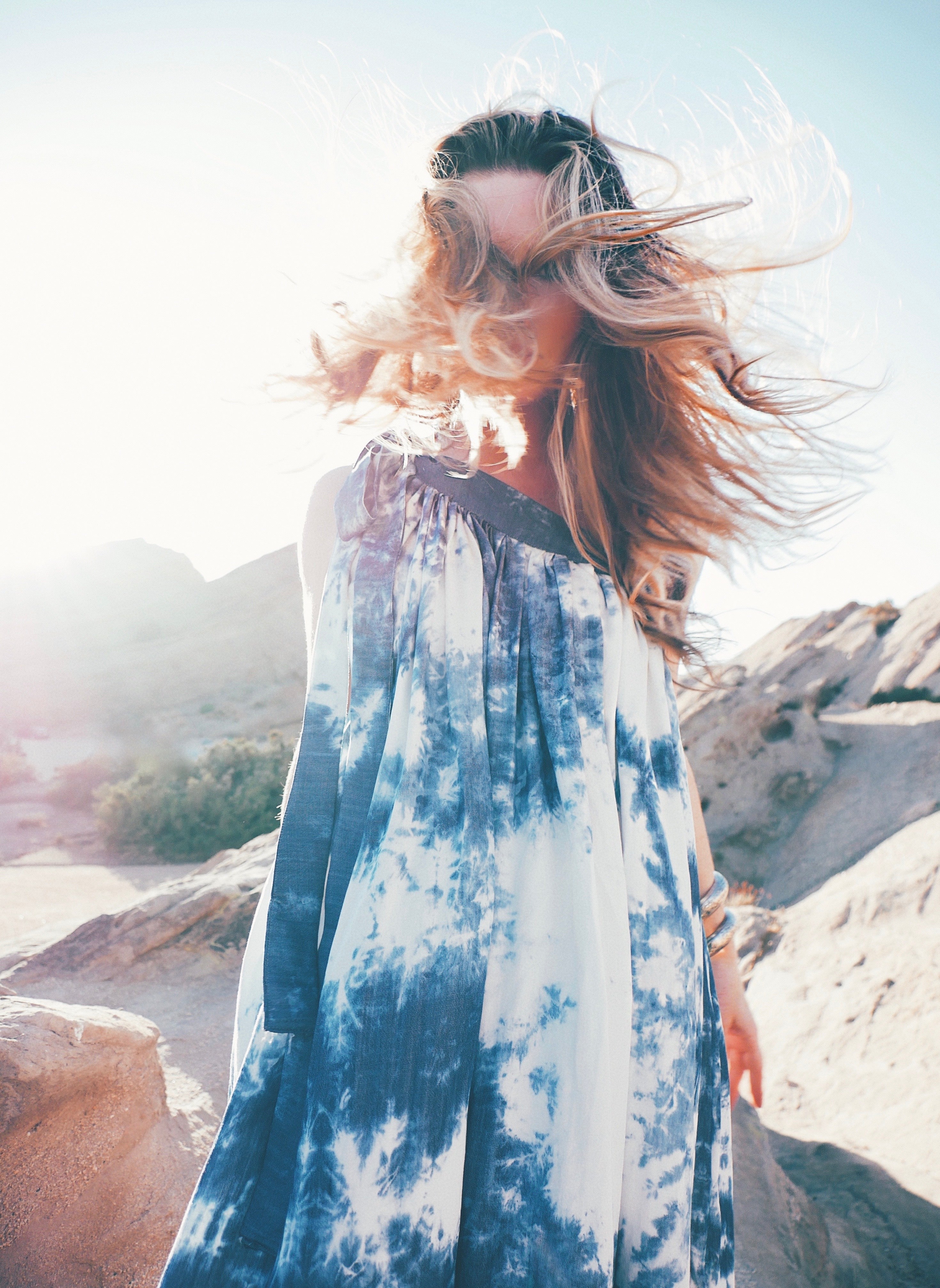 BLUE SKIES AHEAD TOGA MIDI