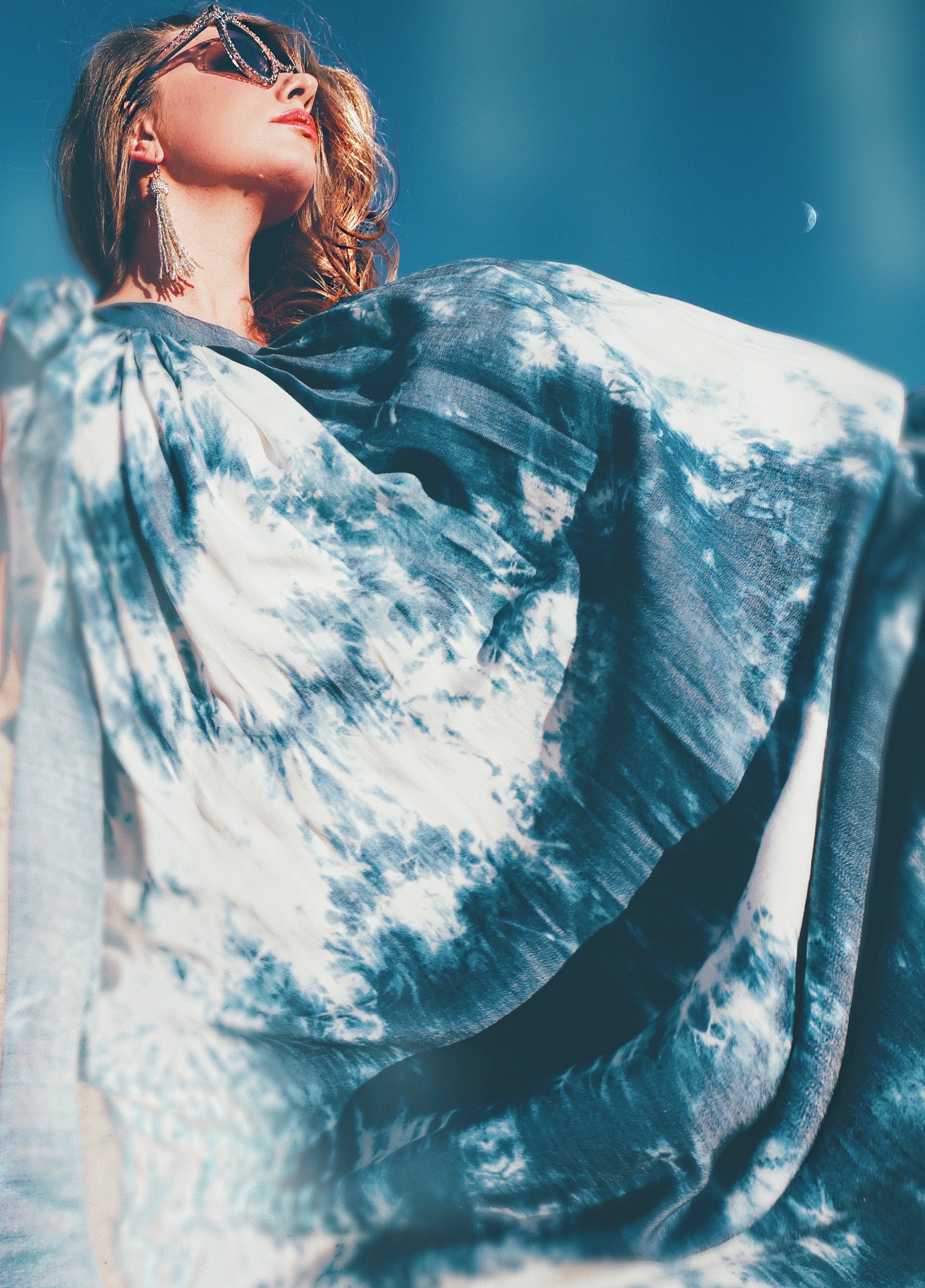 BLUE SKIES AHEAD TOGA MIDI