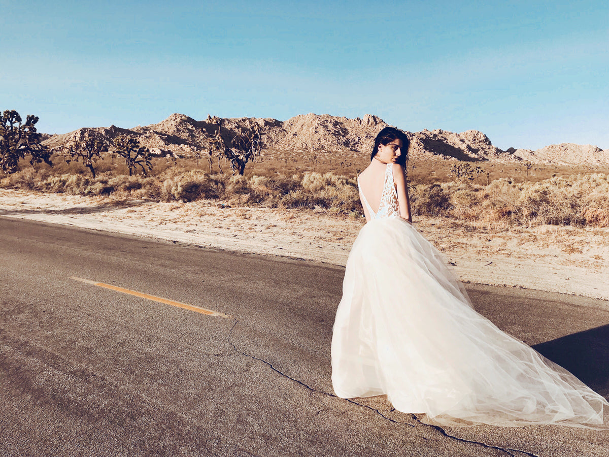 "Isadora" wedding gown by Lauren Elaine Bridal