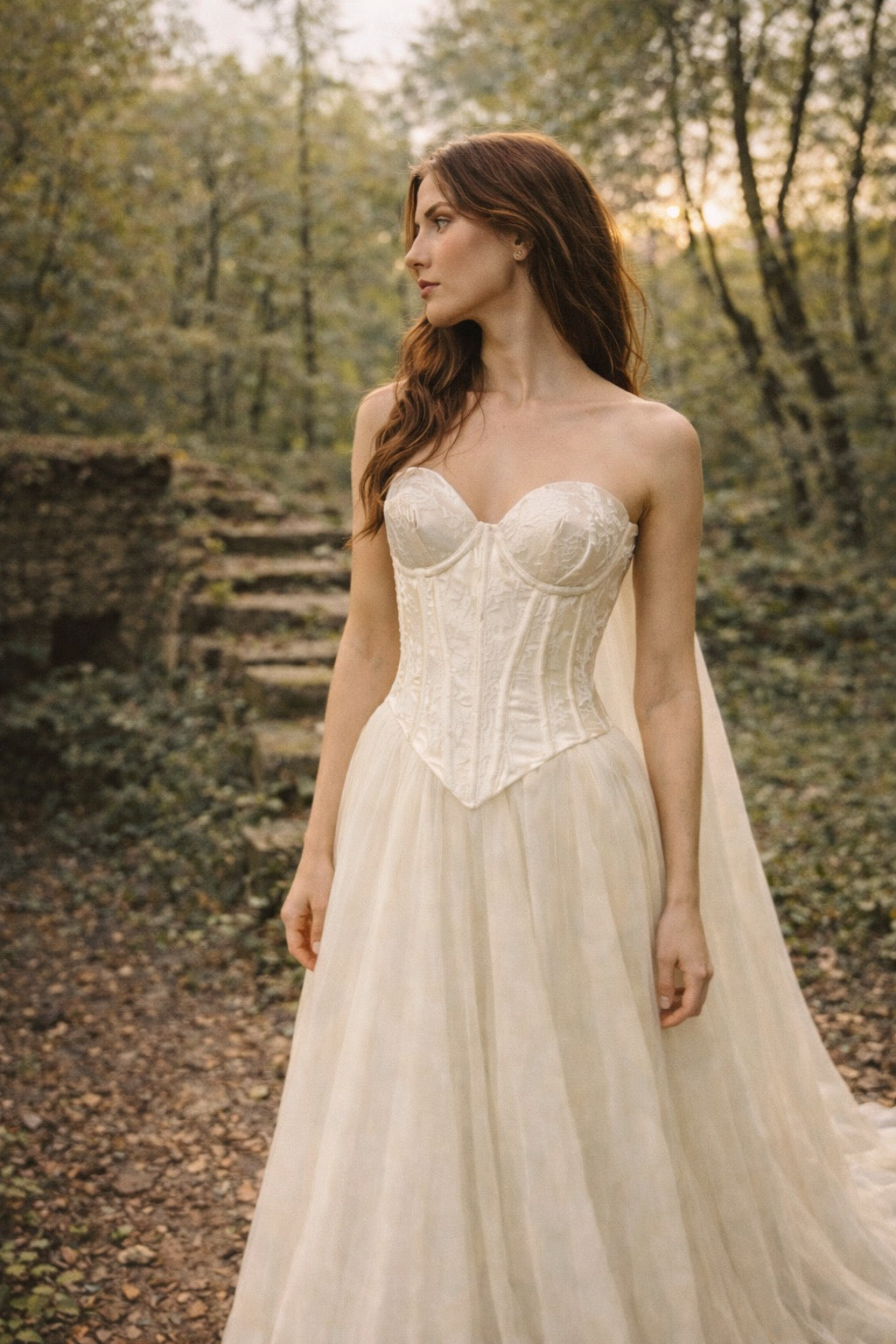 Cadence Basque Waist Corset Wedding Dress