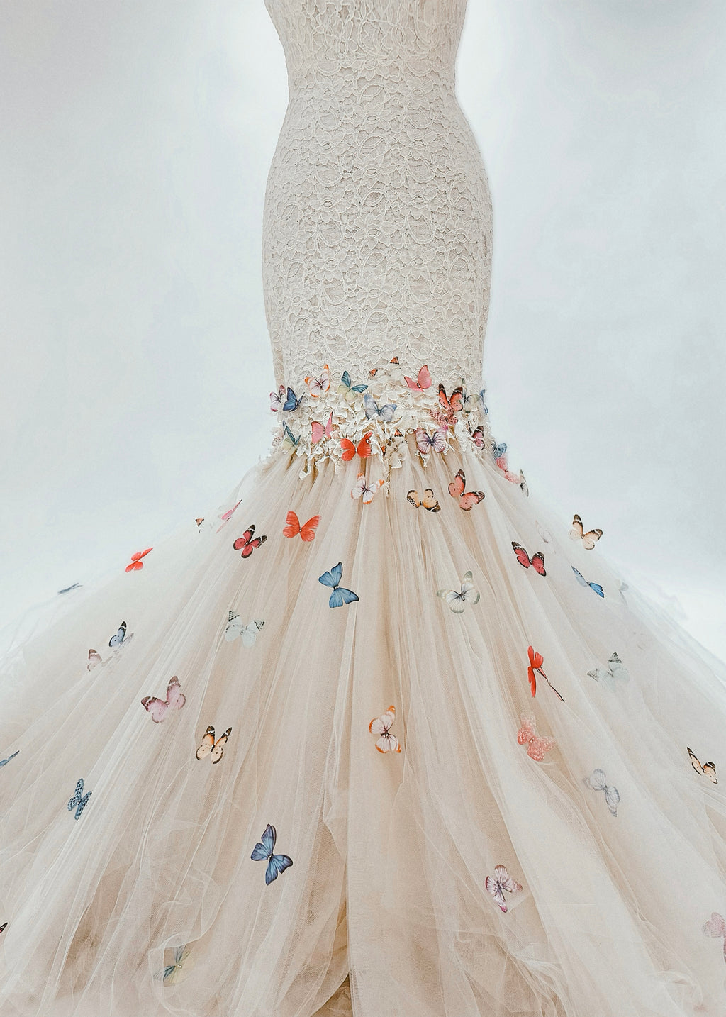 Bridal Rainbow Butterfly Detailing Bridal Rainbow Butterfly Detailing