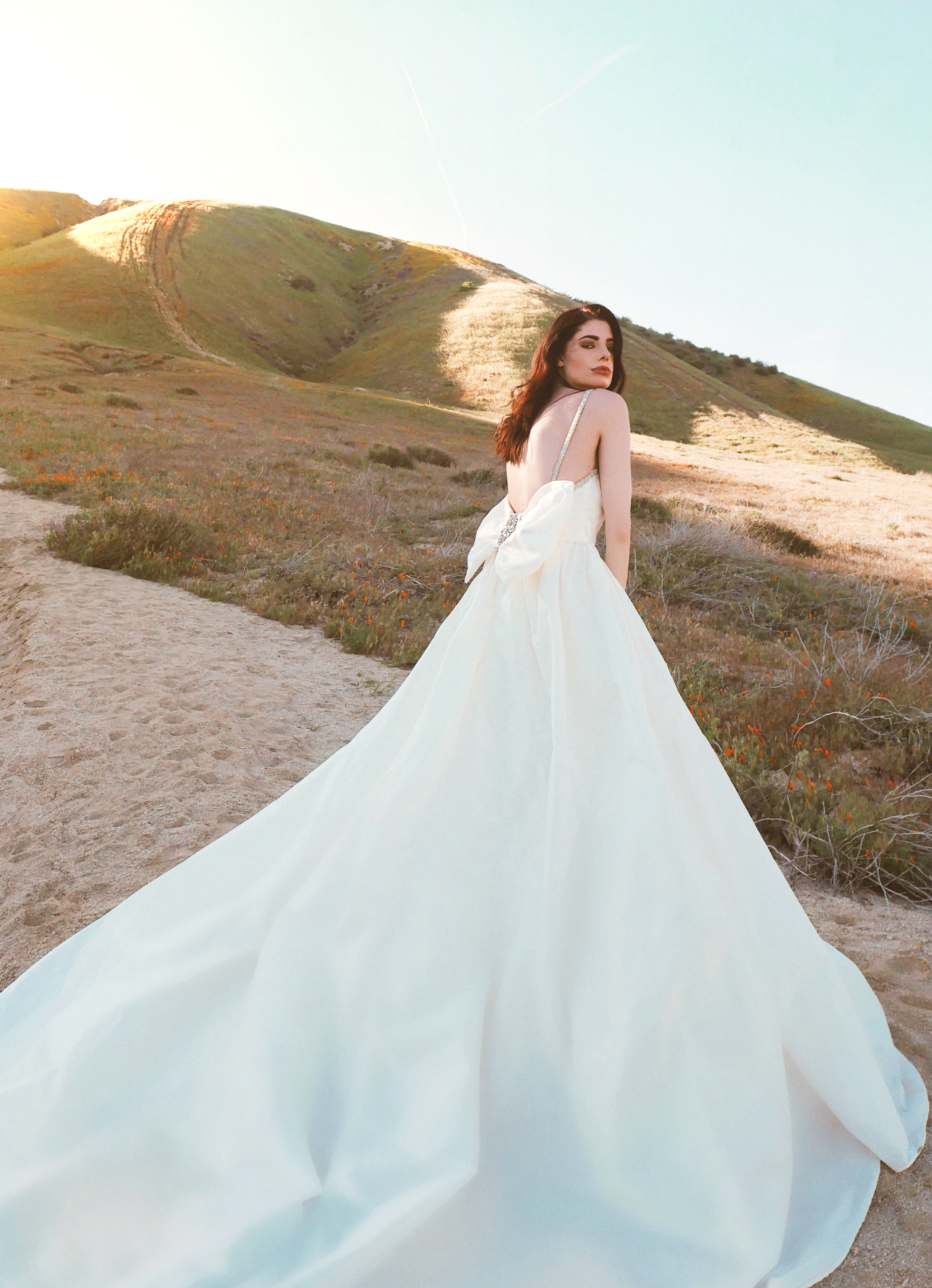 Customizable wedding gown trains by Lauren Elaine Los Angeles