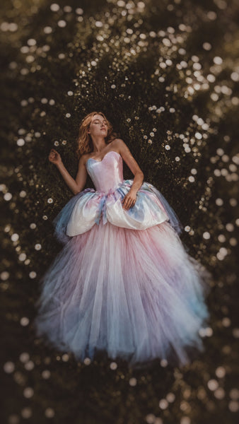 pink and blue wedding dress Moondreamer Watercolor Rainbow Ann Taylor LOFT Black Width:D - Standard Blue and pink wedding bedroom furniture