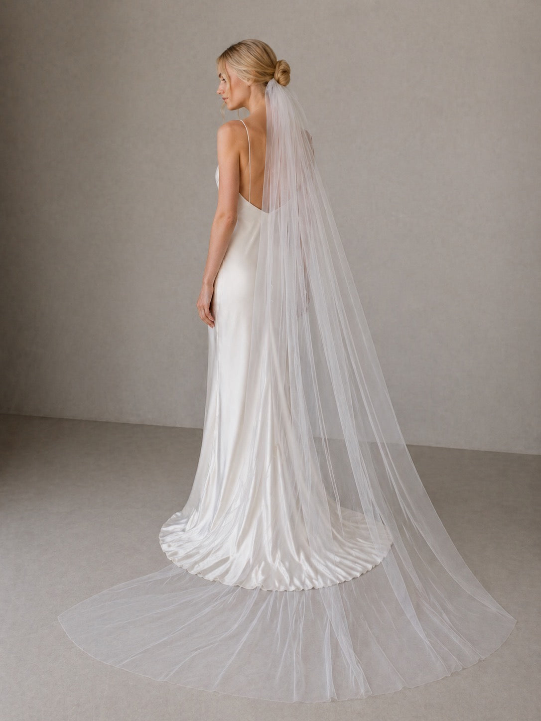 スーツ・フォーマル・ドレス AMERI VINTAGE MANY WAY TULLE VEIL DRESS off-white-classic-tulle-