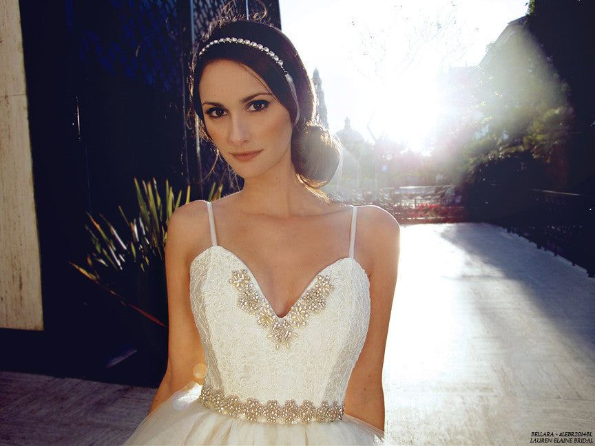 Bellara Gown by Lauren Elaine Bridal, Made in the USA