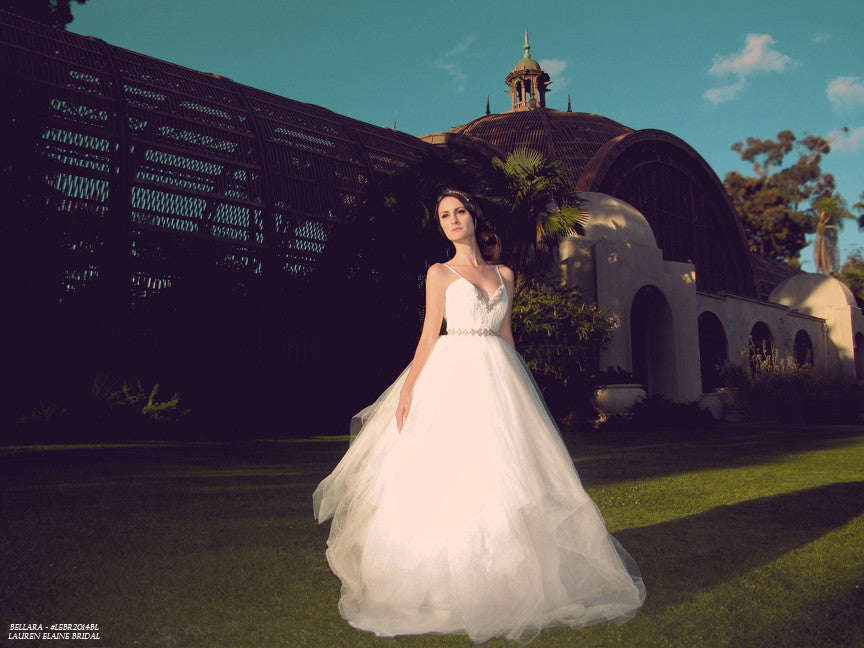 Tulle Gown, Chiffon Ball Gown, French Lace, Swarovski Crystal