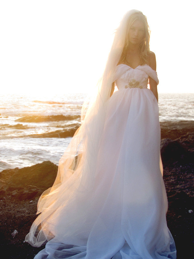 Pandora Gown by Lauren Elaine Bridal, made in the USA