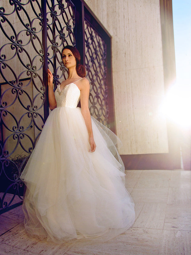 Bellara Gown by Lauren Elaine Bridal, Made in the USA