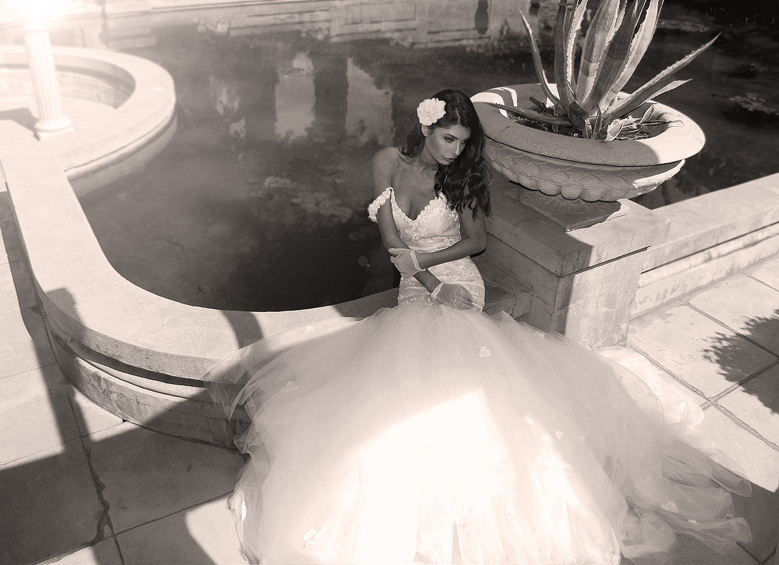 Fairytale inspired wedding gowns. Ethereal bridal by Lauren Elaine.